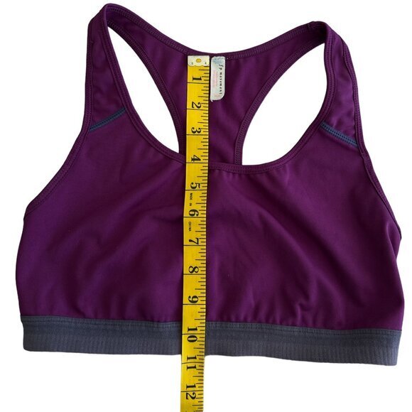 Free People FP Movement Move Me Sports Bra - Size Medium (power plum) - Picture 5 of 7